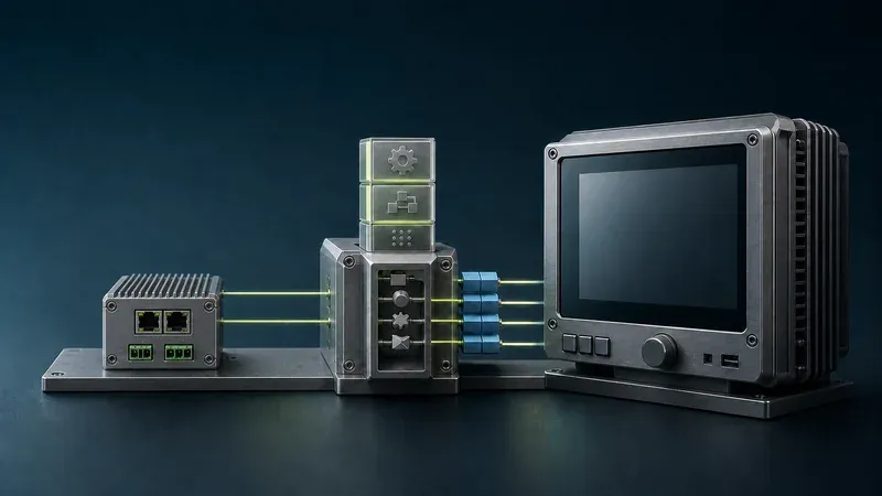 Three industrial edge device types compared side by side